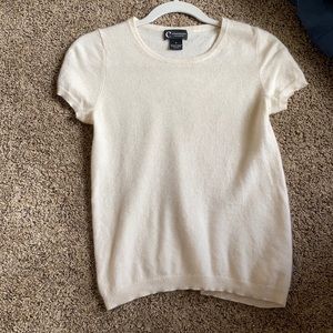 Bloomingdale’s ivory cashmere sweater